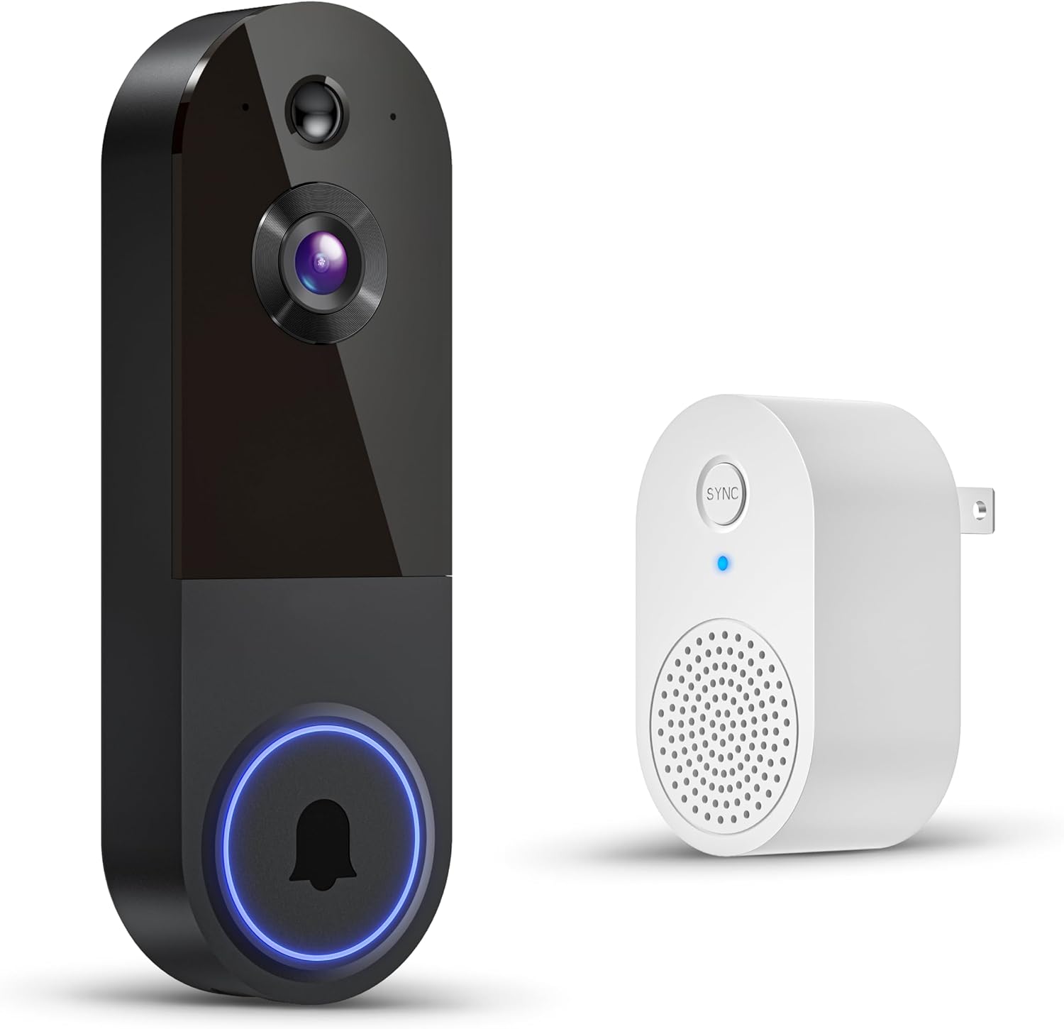Wireless Wi-Fi Video Doorbell Camera with Night Vision Features