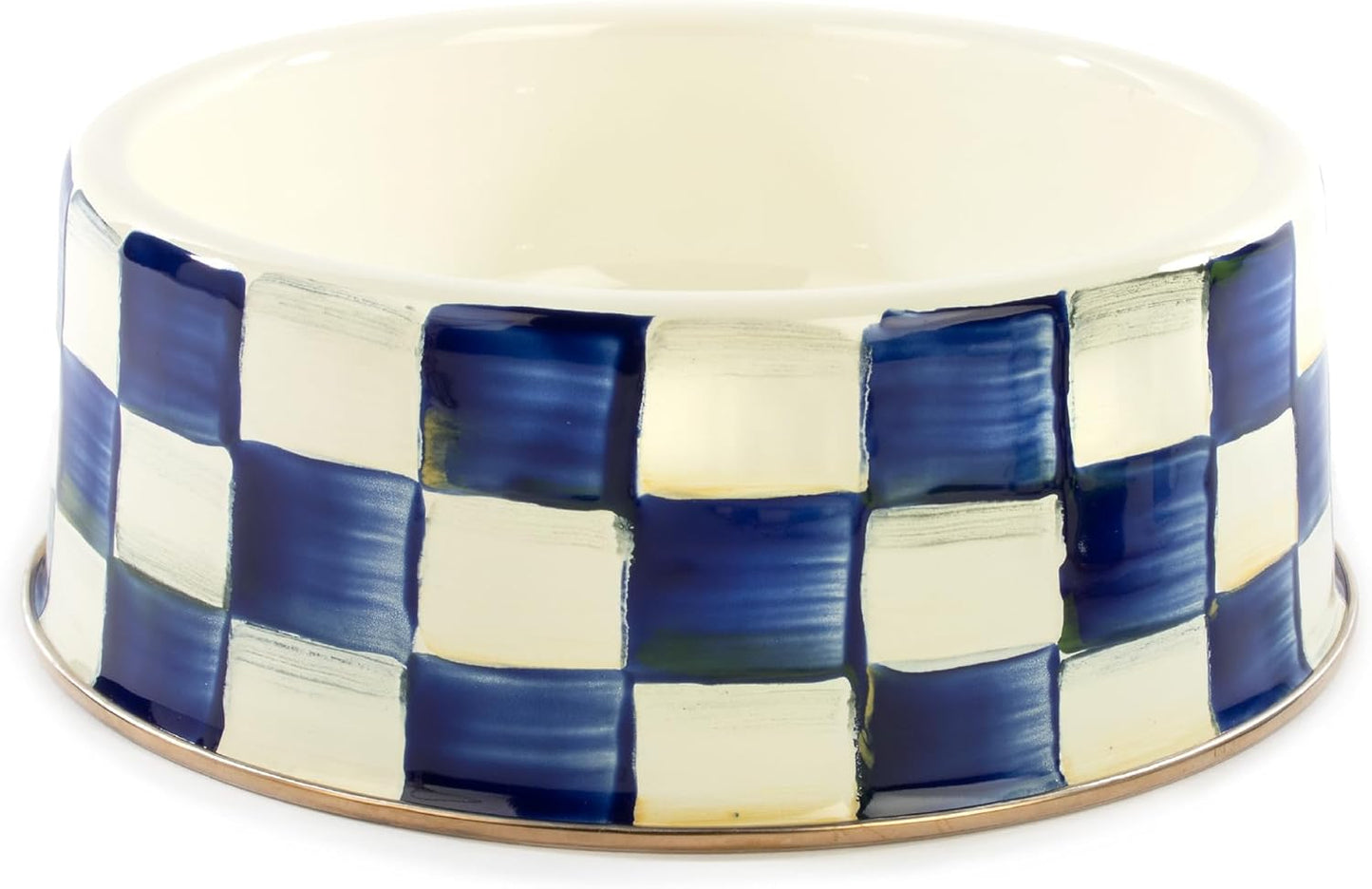 MACKENZIE-CHILDS Pet Bowl for Stylish Cats and Dogs in Blue