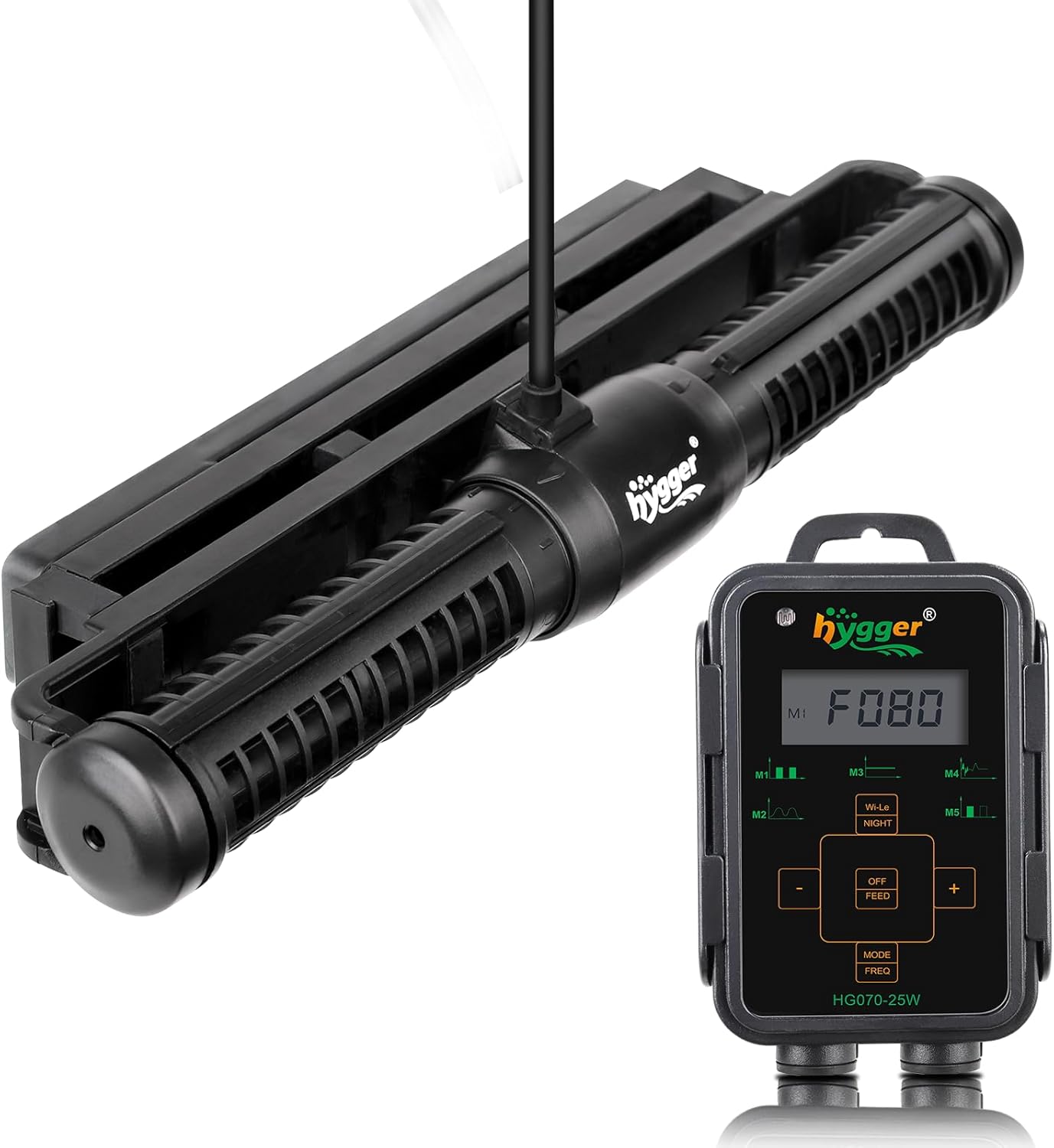 Hygger Aquarium Wave Maker with LED Controller for 265 Gallons