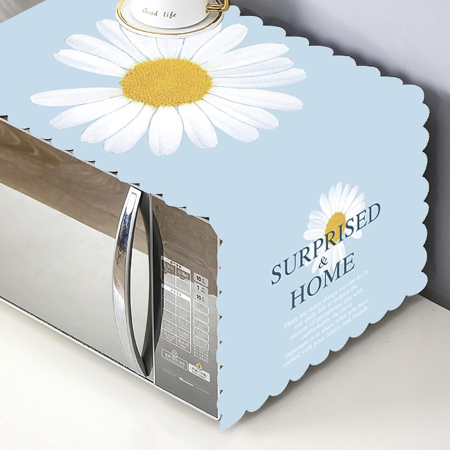 Daisy Microwave Oven Cover - Stylish Protection