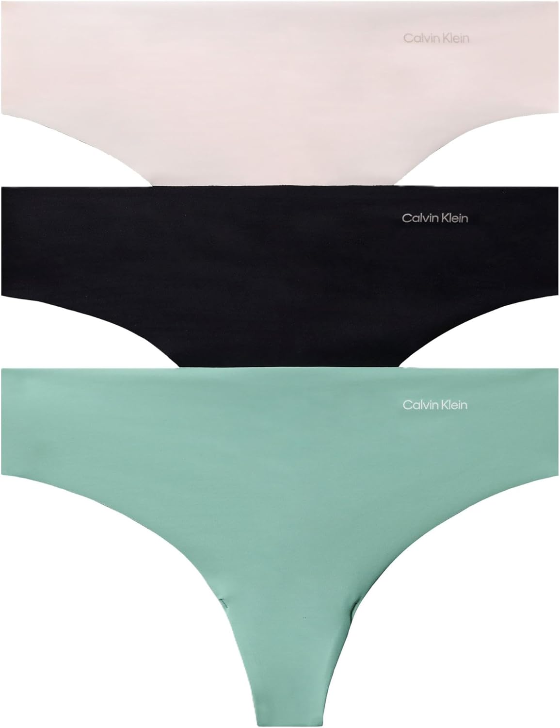 Calvin Klein Women's Invisibles Seamless Thong Panties 3 Pack Review
