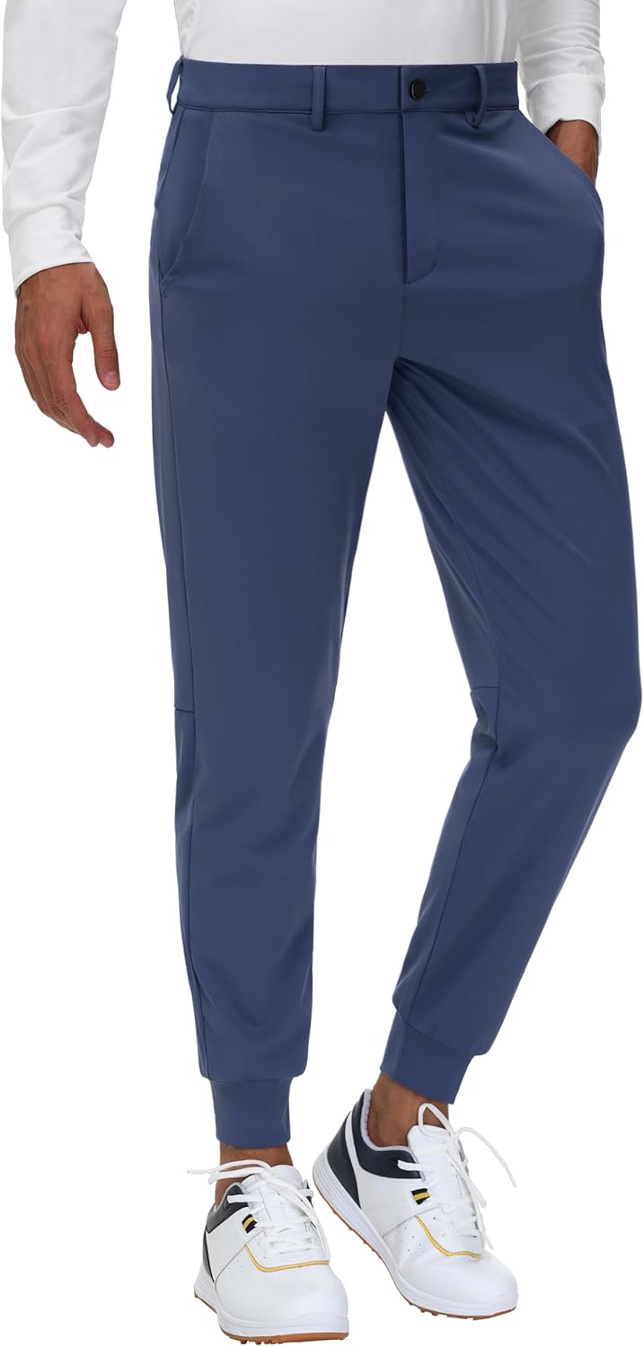JWM Men's Stretch Golf Joggers Pants for Comfort and Style