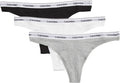 Calvin Klein Women's Modern Logo Thong 3-Pack for Comfort