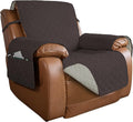 PureFit Reversible Quilted Oversized Recliner Sofa Cover - Water