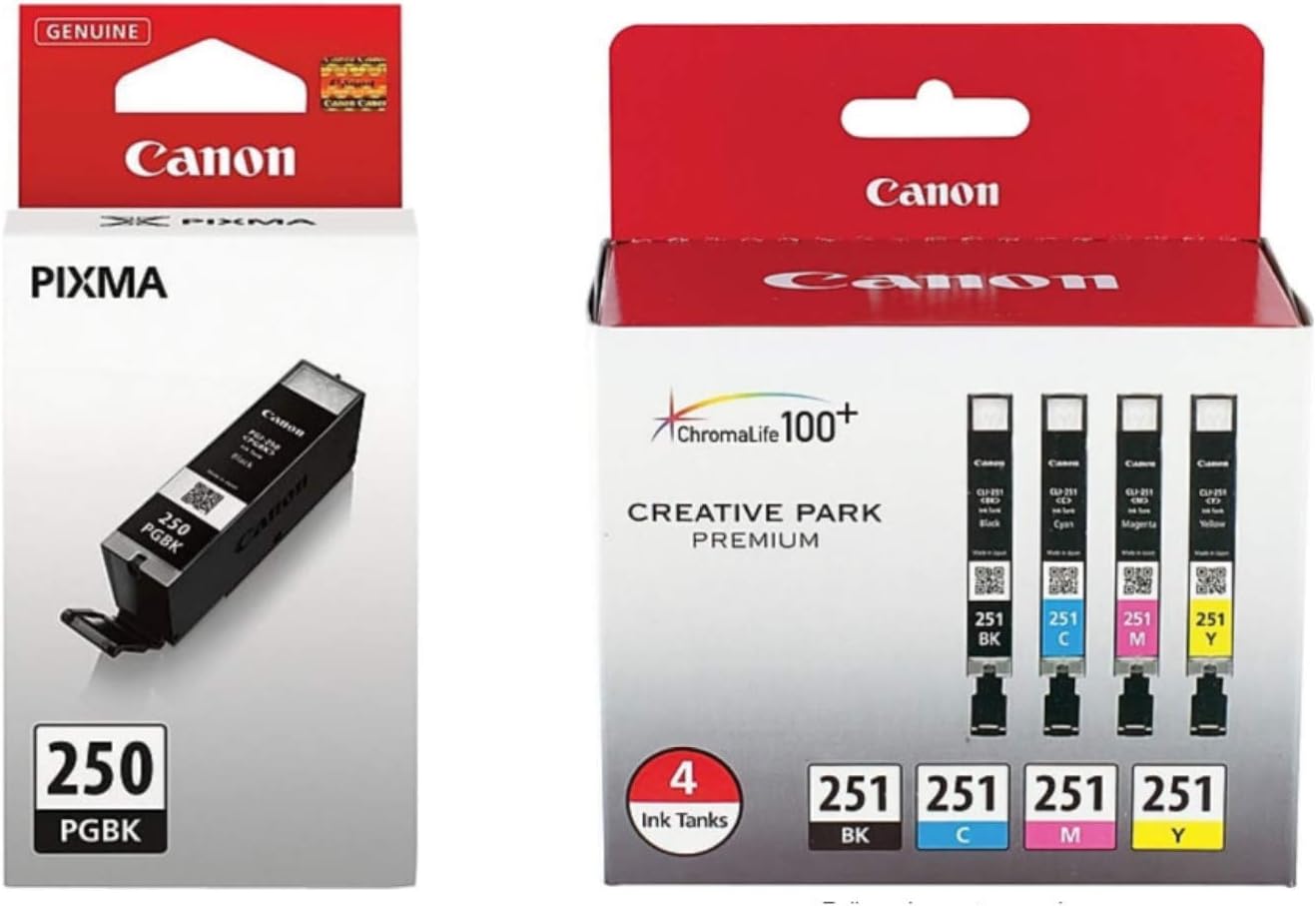 Genuine Canon PGI-250 CLI-251 Color Ink Tank 5-Pack Review