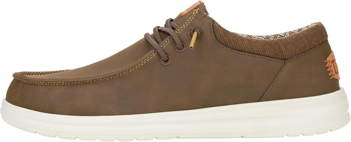 HEYDUDE Men's Paul: Comfortable & Lightweight Lace Up Loafers