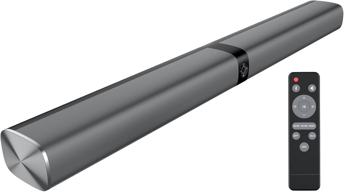 80W Sound Bar with Bluetooth and Volume Boost for Immersive Sound
