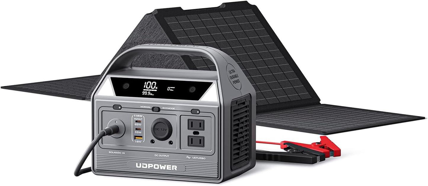 Power Everywhere: 400W Solar Generator & Battery Pack