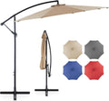 DUMOS 10FT Cantilever Patio Umbrella for Outdoor Comfort