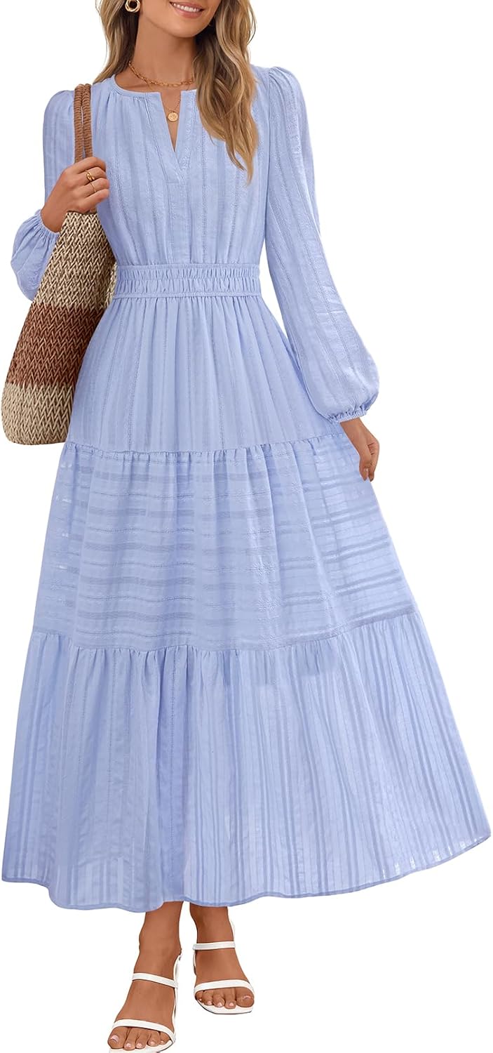 Stylish MEROKEETY Fall Dresses for Women with Pockets