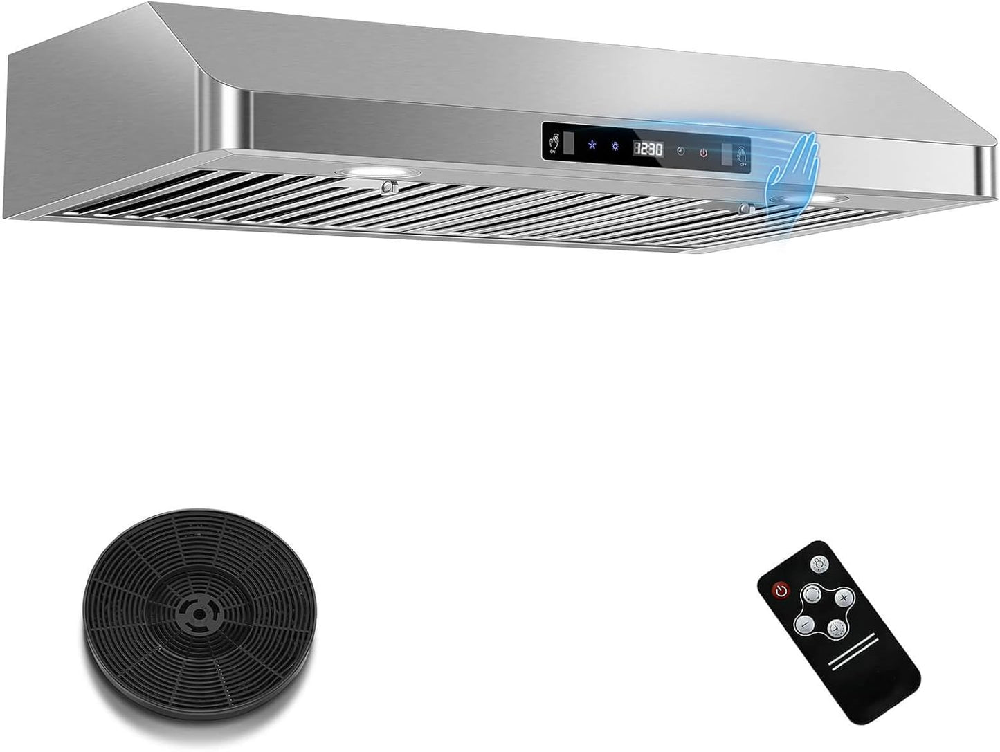 SNDOAS Under Cabinet Range Hood 30 inch with Remote Control