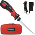 Cordless Electric Fillet Knife 8in Serrated Blades - Portable Power