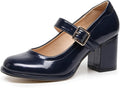 VenusCelia Mary Jane Pump Heeled Shoe - Comfortable, Classic Style