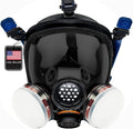 Parcil Distribution Gas Mask Full Face Respirator - Smoke Lens