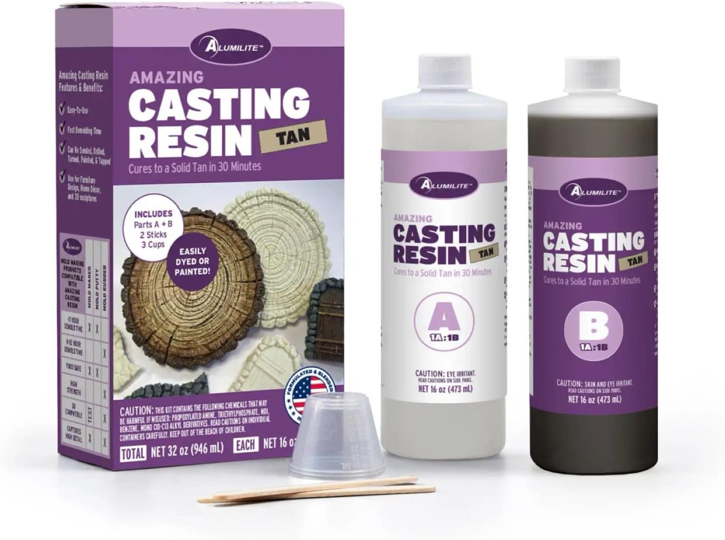 Amazing Tan Casting Resin Kit for Durable Arts and Crafts