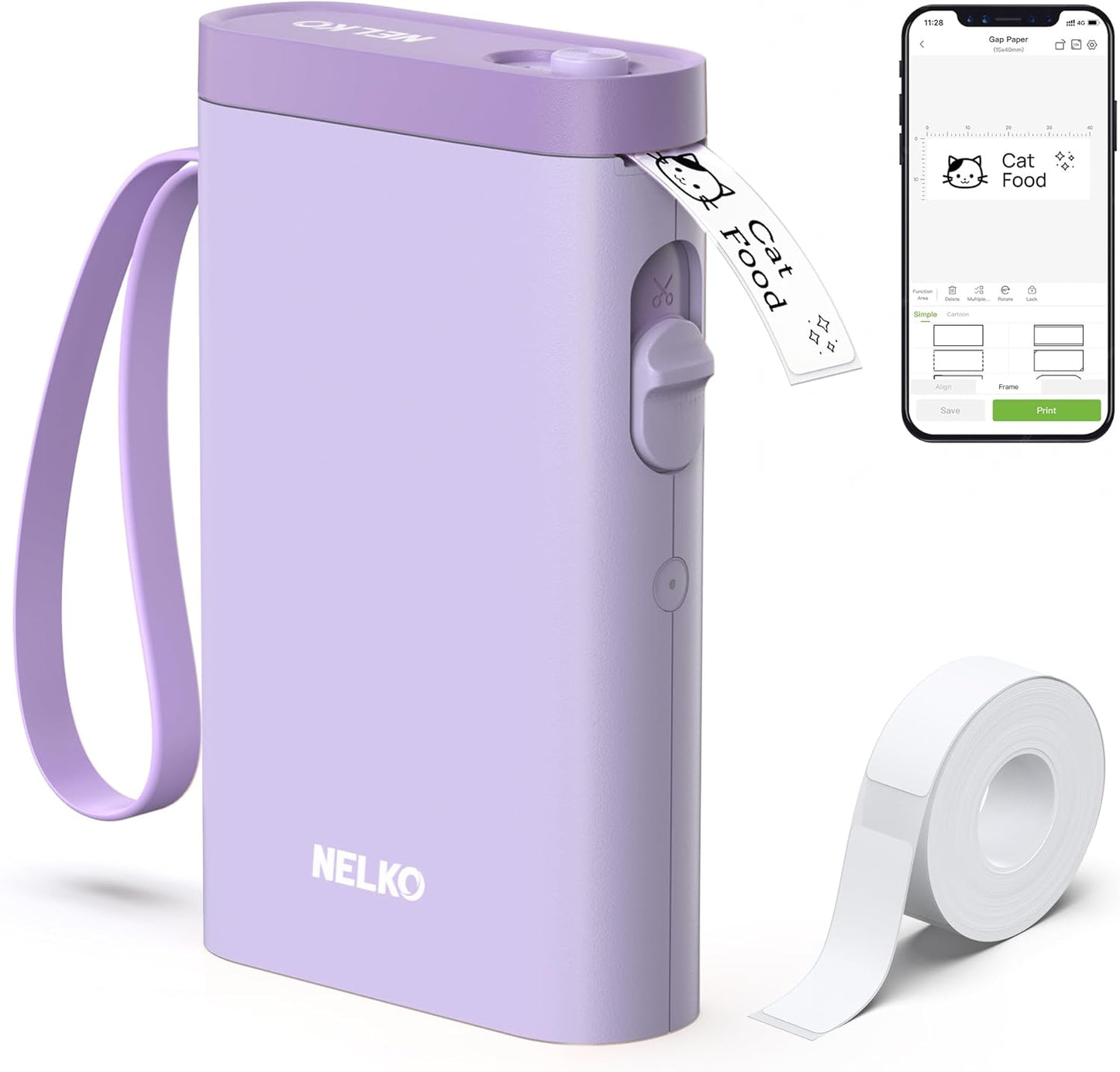 Nelko P21 Bluetooth Label Maker for Home Office School Use