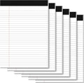 Legal Pads 8.5 x 11 Writing Paper Tablets 6 Pack - Clean Tear Notepads
