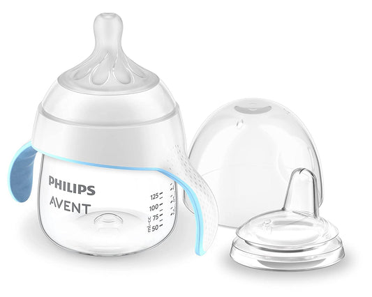Philips AVENT Natural Trainer Sippy Cup - Easy Transition, Soft Spout, 5oz