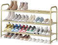 LINZINAR Shoe Rack Long 3 Tier Shoe Storage Organizer - Wide 24 Pair