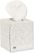 Tork Soft Facial Tissue Cube Box White 2-Ply - Space-Saving, Hygienic