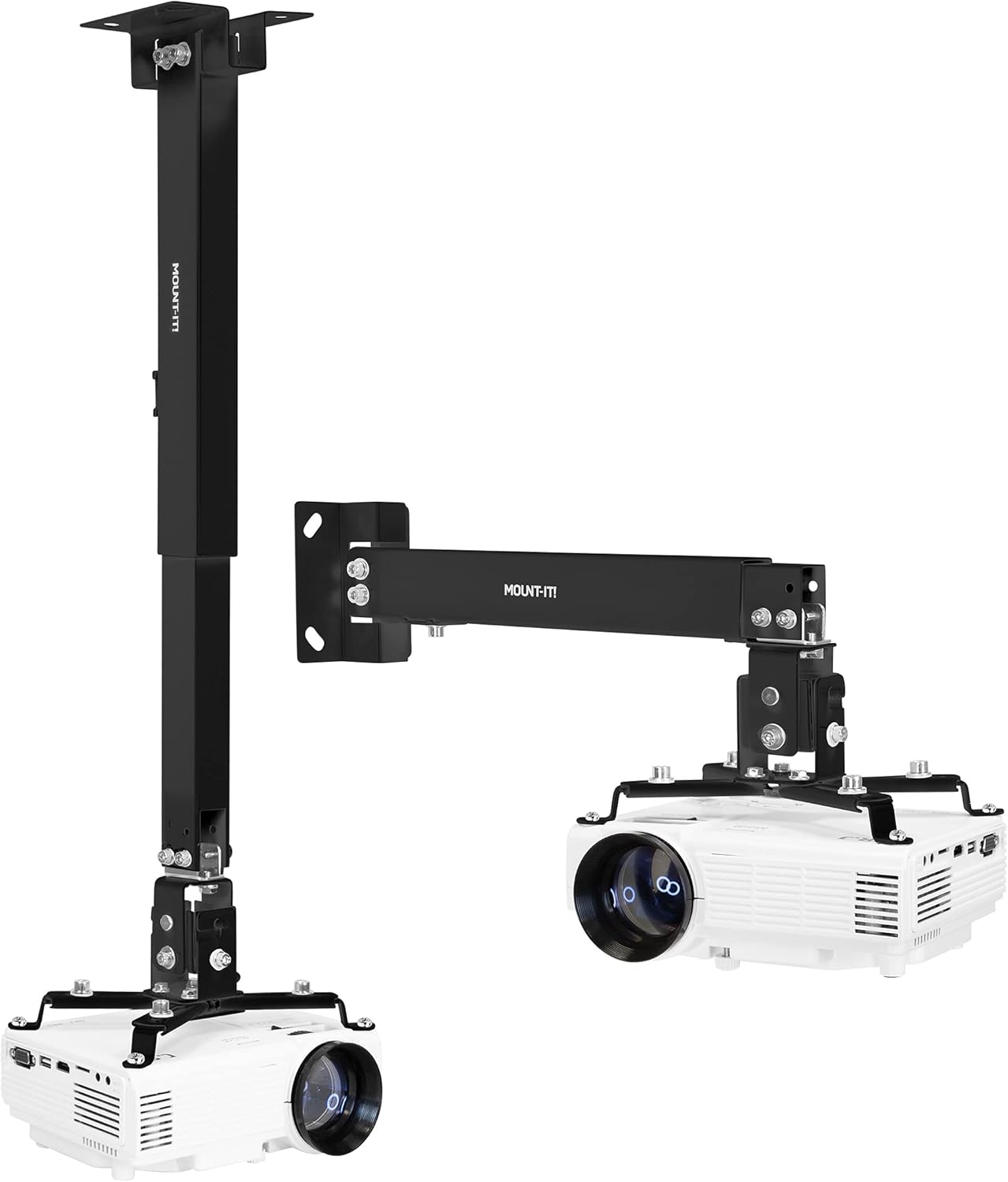 Universal Projector Mount with Adjustable Arm for Optimal Setup