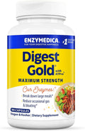 Digest Gold + ATPro Maximum Strength Digestive Enzymes - Fast Bloating