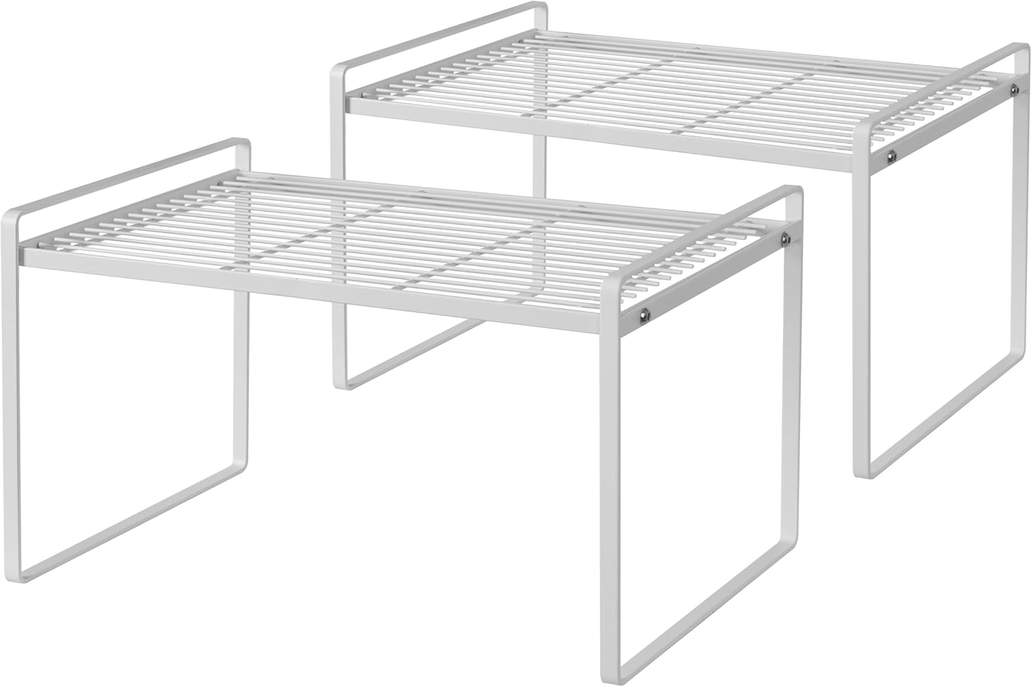 2Pack Kitchen Cabinet Shelf Organizer Rack for Space Saving