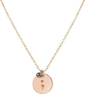 Handmade Semicolon Labradorite Necklace - Strength & Memorial Gift