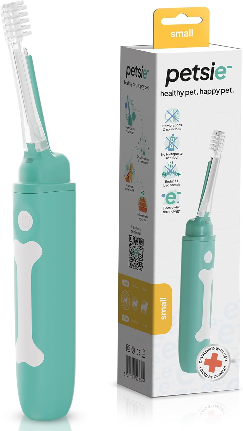 Dog Toothbrush with Innovative Electrolytic Technology for Health