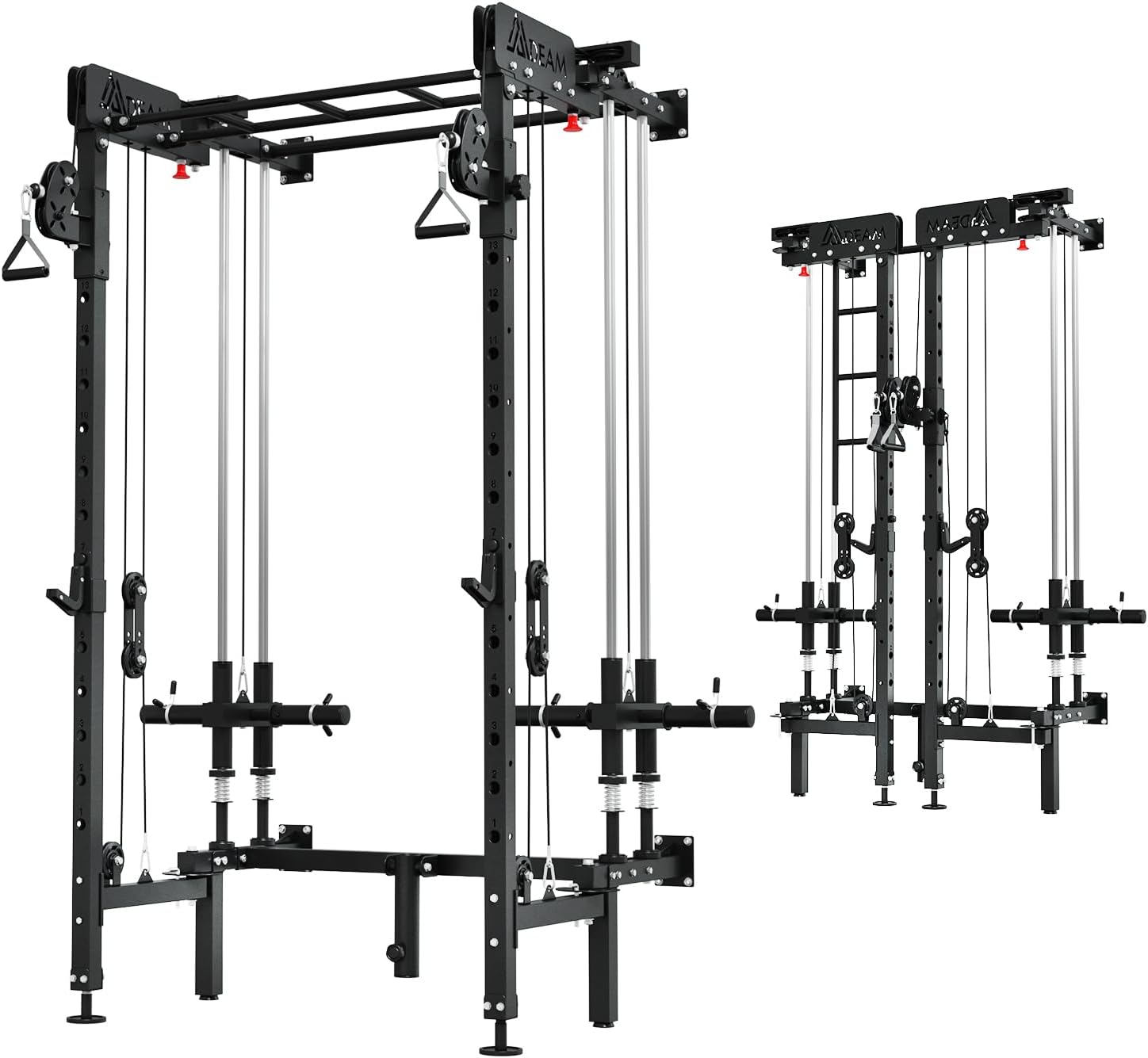 Ultimate Home Gym Power Rack with Cable Crossover
