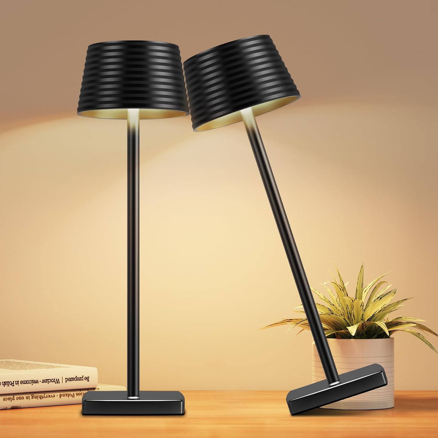 Cordless Table Lamps Rechargeable for Indoor and Outdoor Use