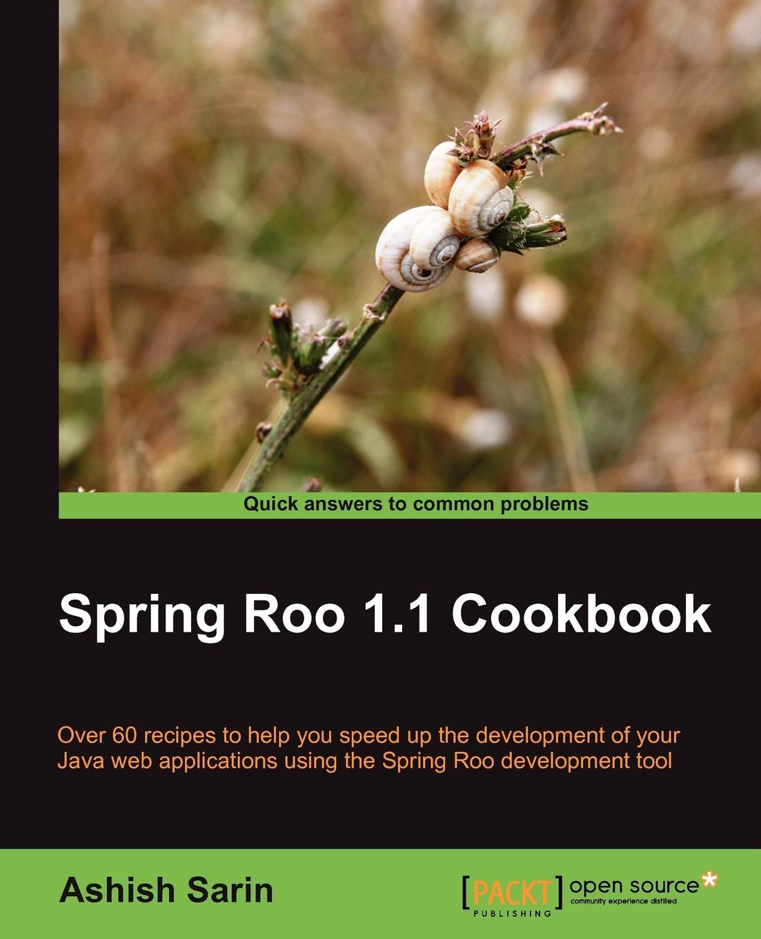 Spring Roo 1.1 Cookbook: Mastering Spring Framework with Ease