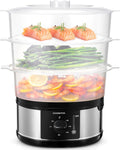 3 Tier Electric Food Steamer for Cooking - Fast 13.7QT Steamer