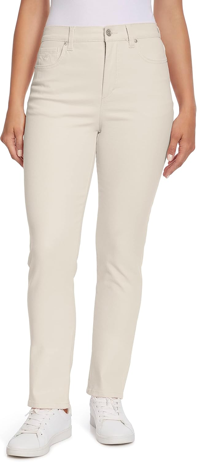 Gloria Vanderbilt Womens Amanda Classic High Rise Tapered Jean