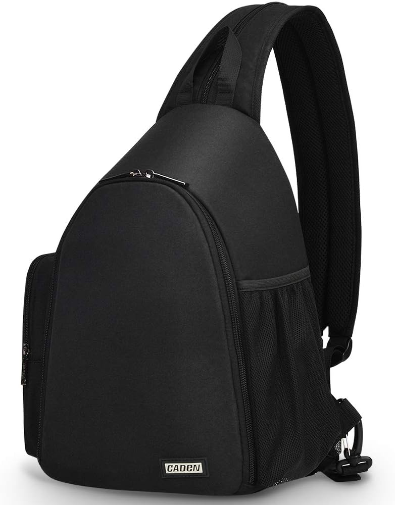CADeN Camera Sling Backpack - Tripod Holder for DSLR/SLR