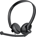 FEABASK Wired Headphones with Noise Cancelling Mic - Clear Sound