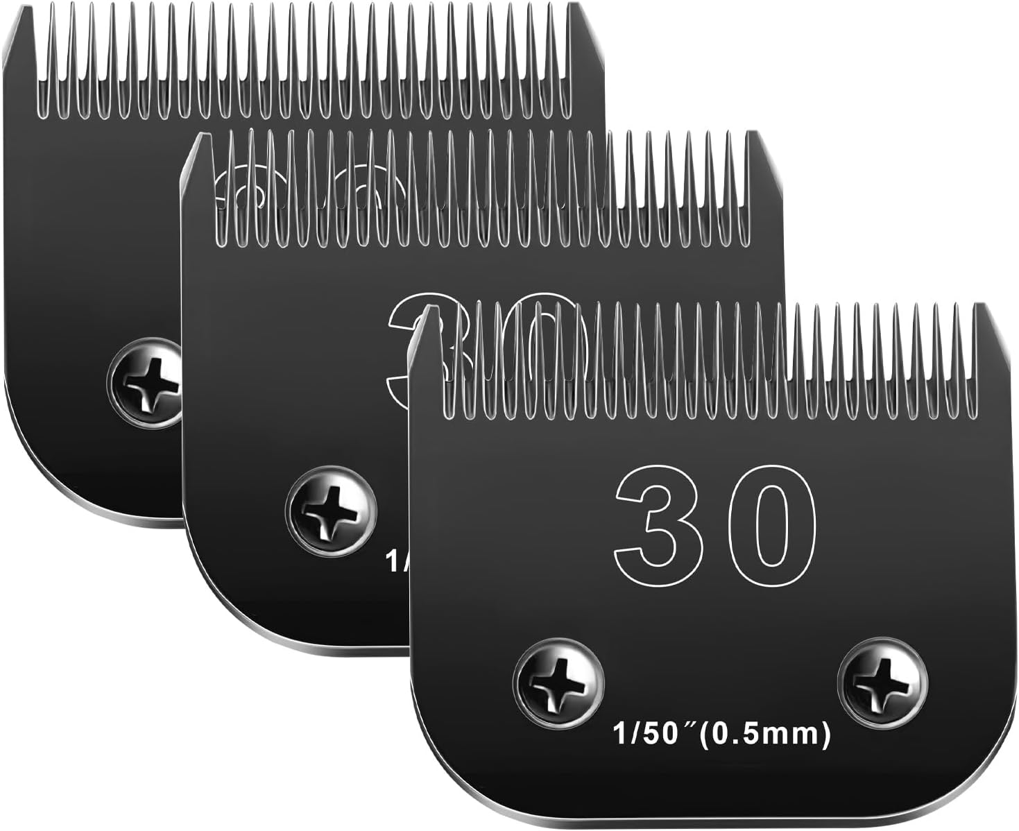 30 Blades Dog Grooming Blades for Andis Oster Wahl Clippers