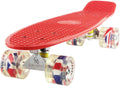 Meketec 22 Inch Mini Cruiser Skateboard for Kids and Beginners