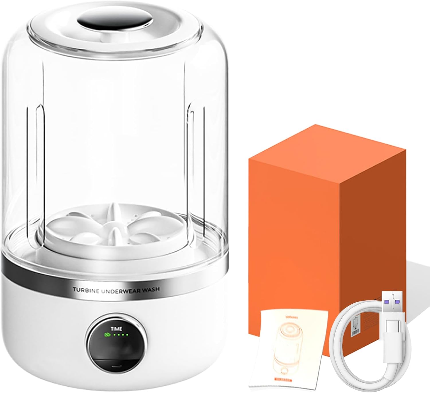 Ye02 Mini Underwear Washer: Portable Rechargeable Laundry Cup