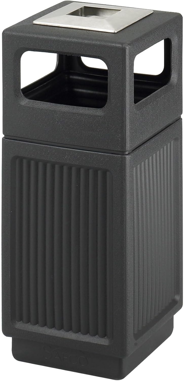 Safco Canmeleon Trash Can for Indoor and Outdoor Use