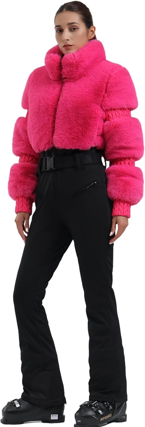 GSOU SNOW Women's Insulated Ski Snowsuit