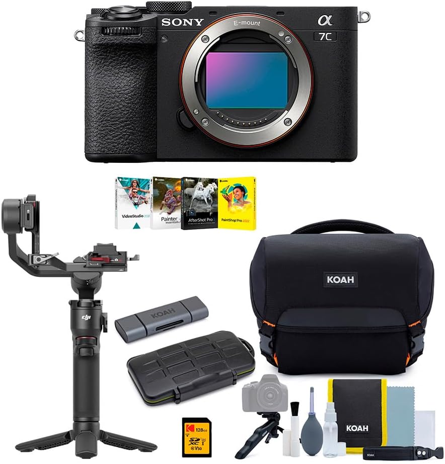 Sony a7C II Camera Bundle with DJI RS 3 Gimbal