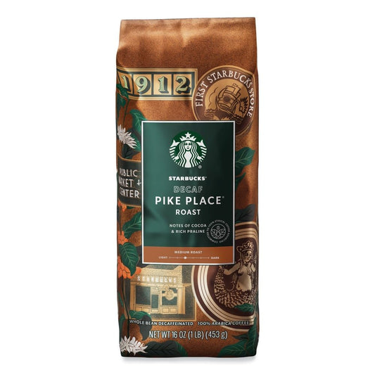 Starbucks Decaf Pike Place Whole Bean - Smooth Flavor