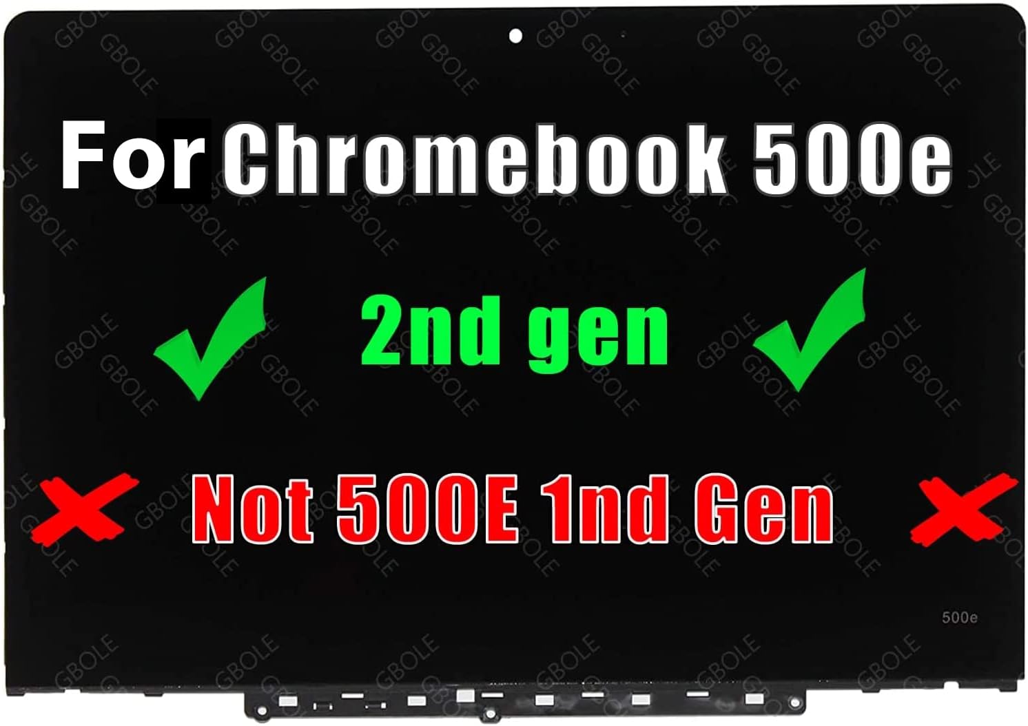 Replacement Lenovo Chromebook 500e 2nd Gen LCD Screen Assembly