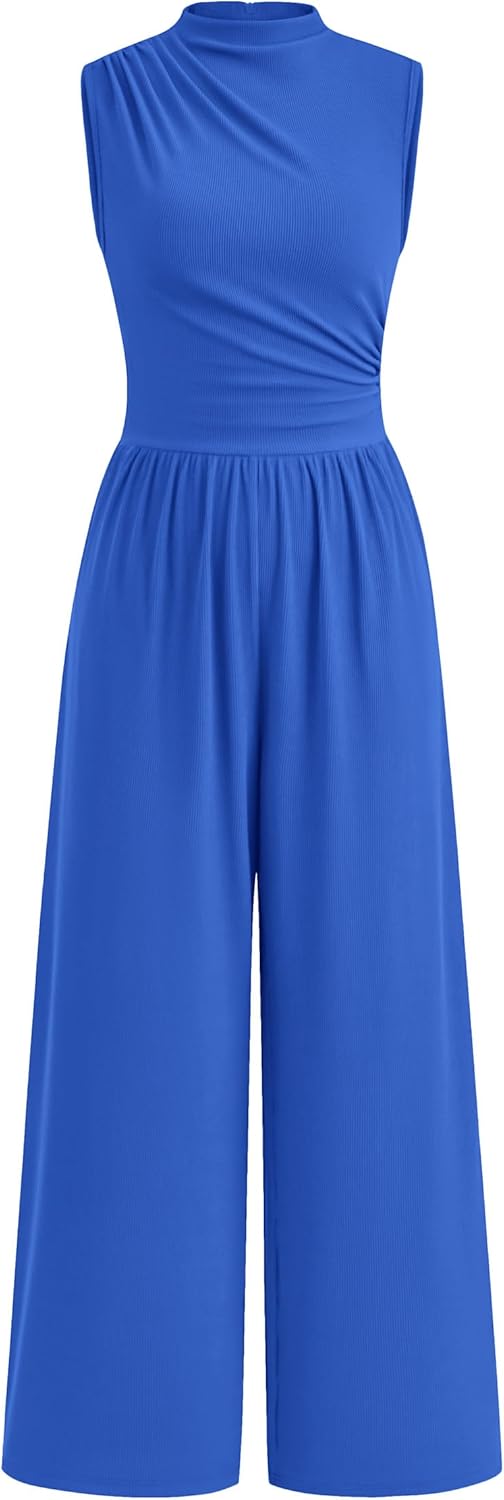 PRETTYGARDEN Womens Summer Jumpsuits Dressy Casual One Piece