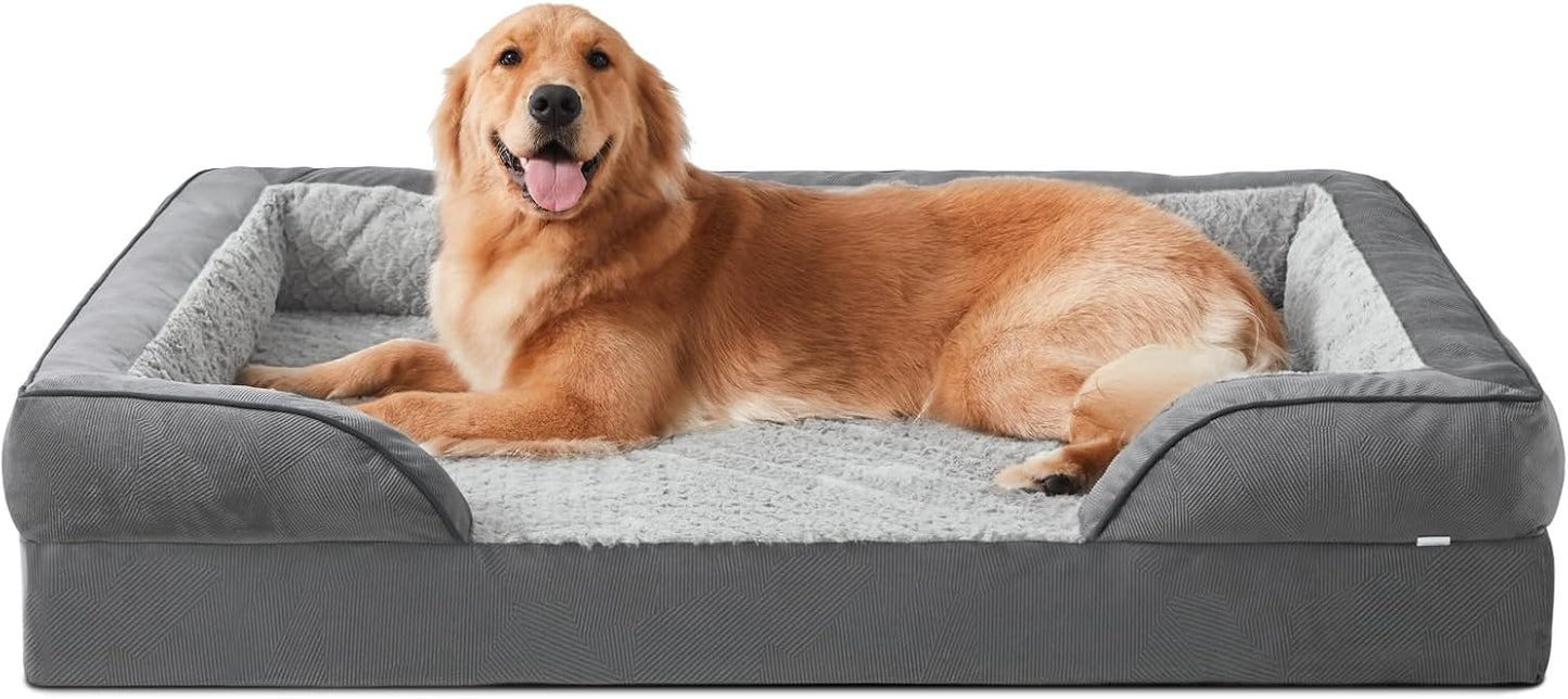 Orthopedic Dog Beds Large Sized with Egg-Crate Foam Support