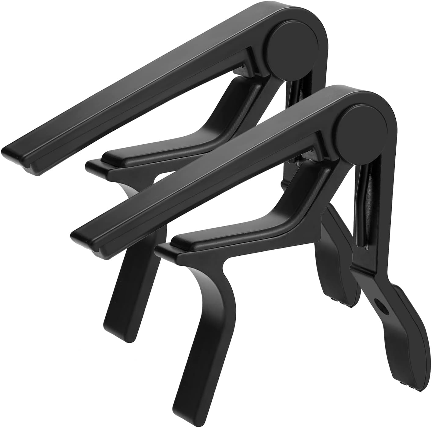 2-Pack Black Guitar Capos - Versatile for Various Instruments
