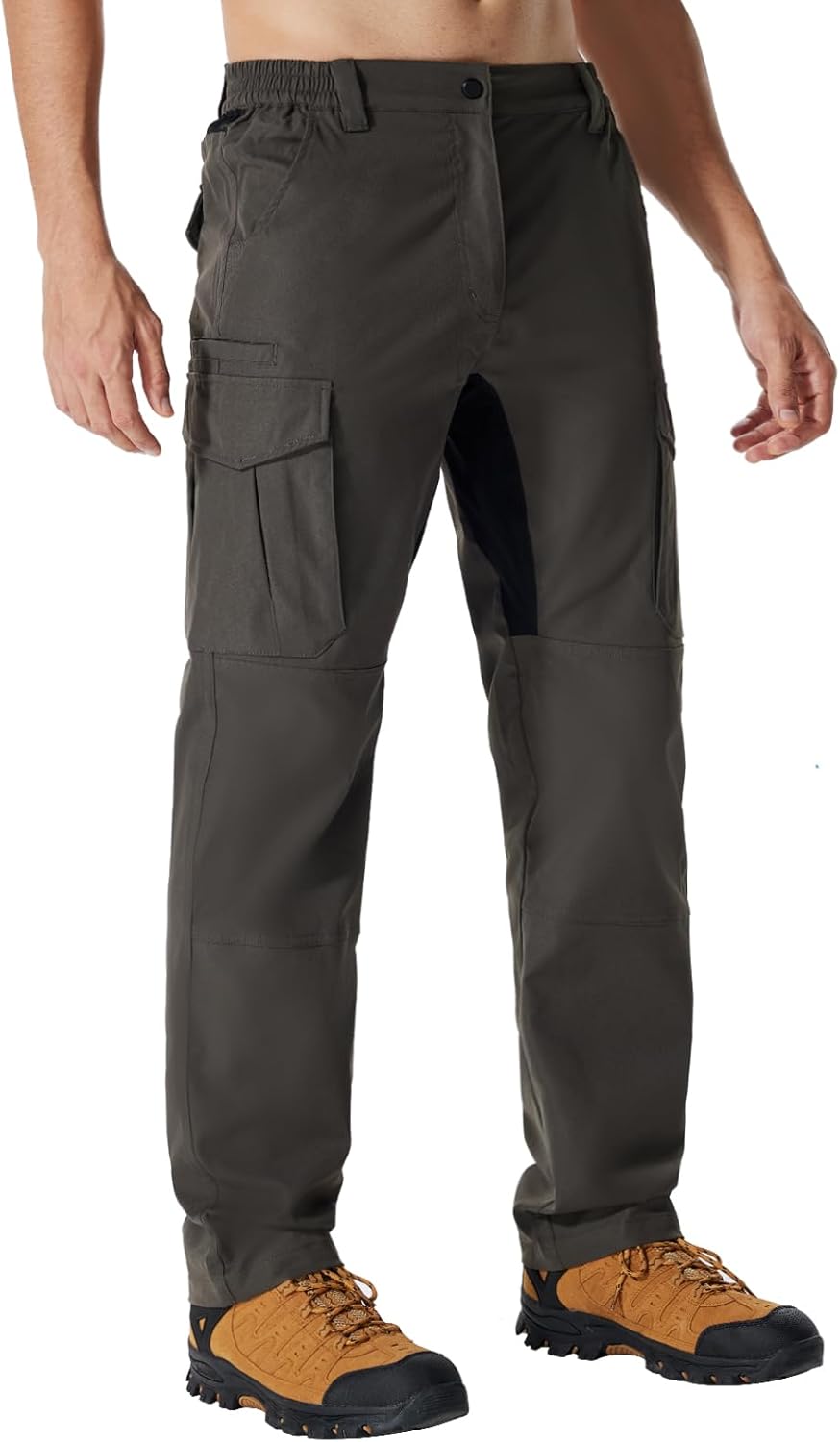 LOOGU Men's Water Resistant Tactical Pants for Outdoor Use