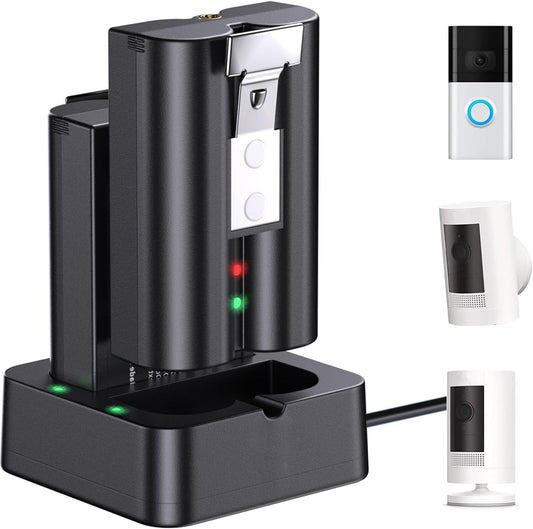 Upgrade Your Security: 2-Pack Ring Doorbell Batteries