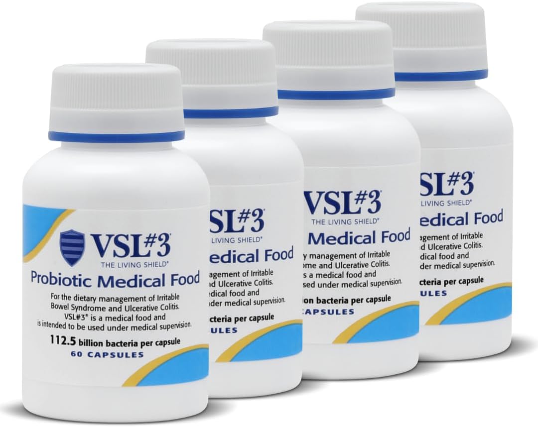 VSL #3 Probiotics for Digestive Health & IBS Relief - 240 Caps